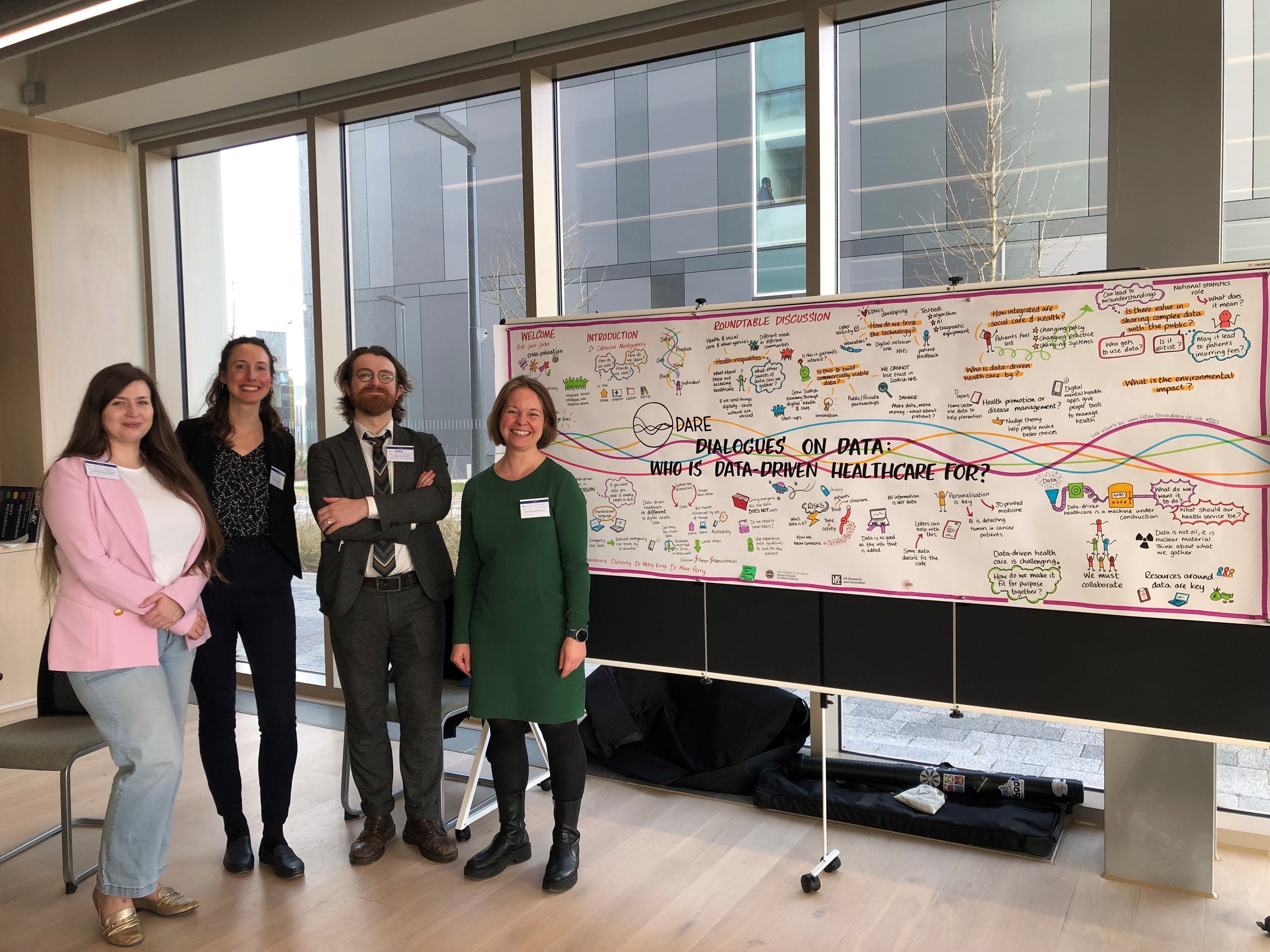 The DARE team at 'Dialogues on Data'