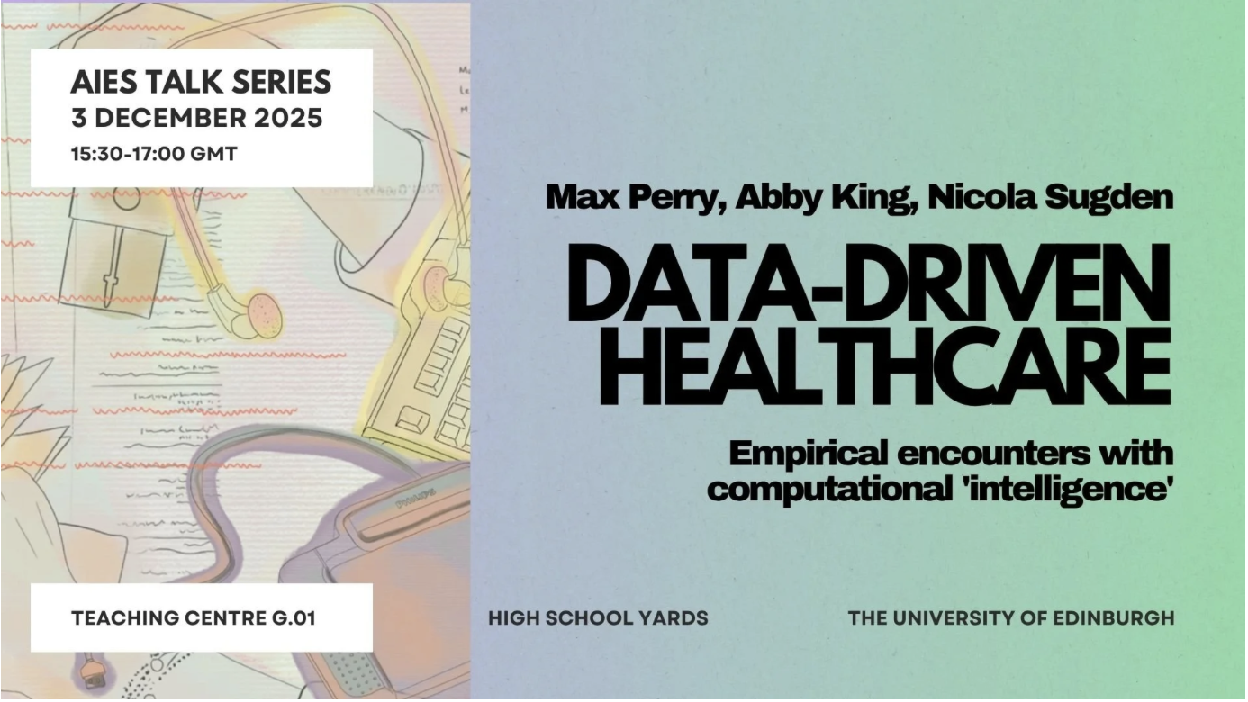 Event poster; DARE Project - Data-Driven Healthcare: Empirical Encounters with Computational 'Intelligence'.